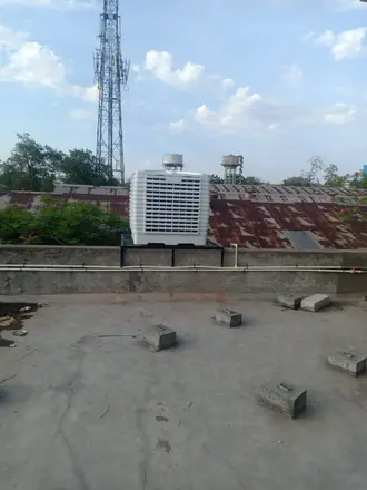 Rooftop cooler installation